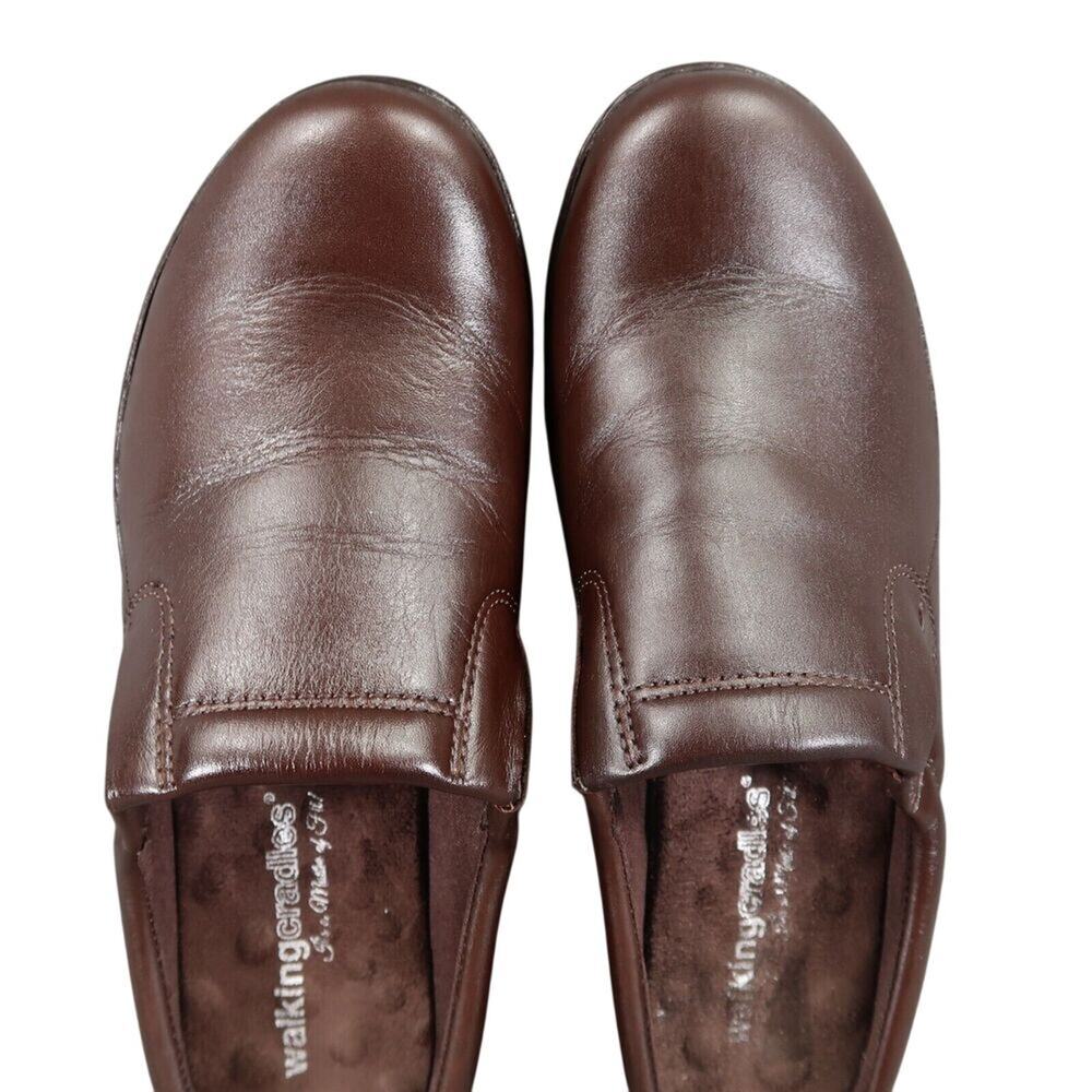 Walking Cradles Shoes Women 8.5 Slip On Clog Classic Comfort Leather Hamlet Mule - Picture 9 of 15